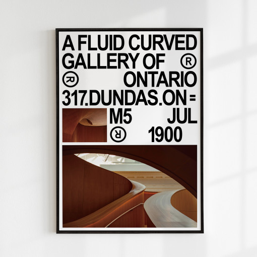 [요로코롬스튜디오] 미드센츄리 우드 포스터 모던인테리어 대형포스터 액자 Curve