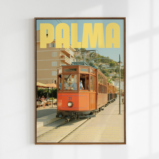 [요로코롬스튜디오] 유럽 풍경 포스터 빈티지 감성 인테리어액자 Tram