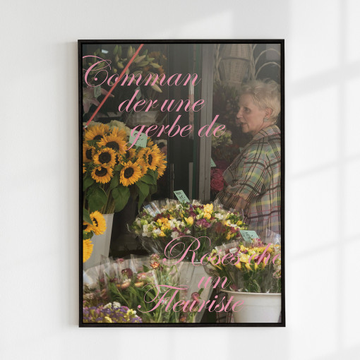 [요로코롬스튜디오] 꽃 포스터 감성 풍경 꽃액자 그림 floreria