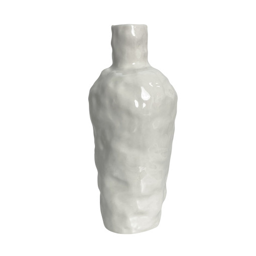 [STILLWAVE] wavy vase_white