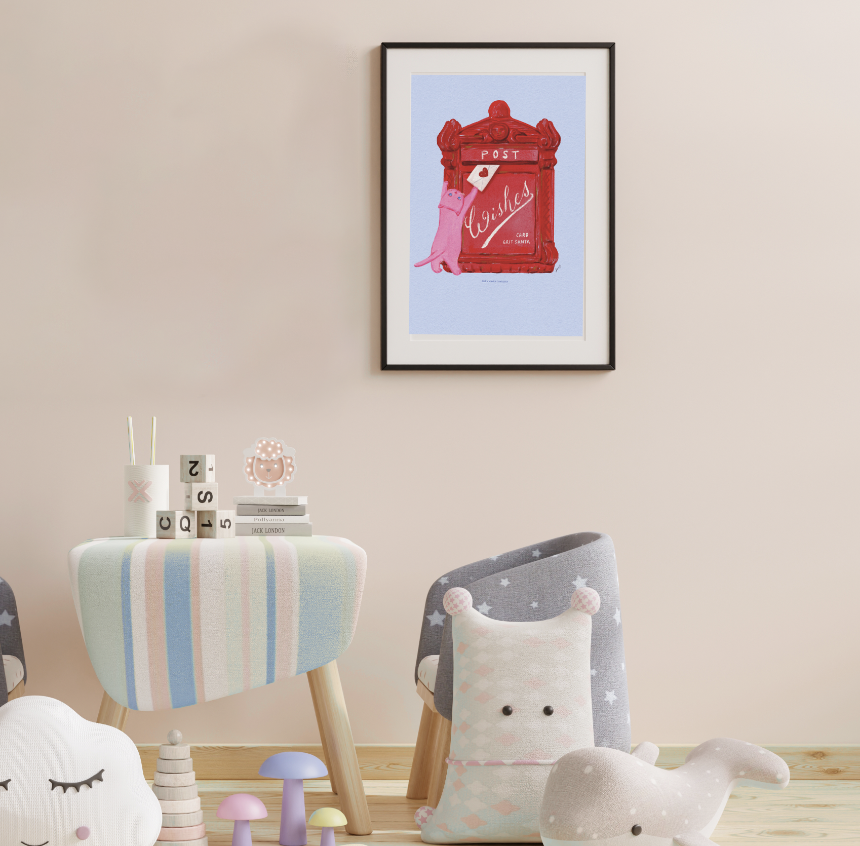 [그릿스튜디오] [포스터] 빨간 우체통