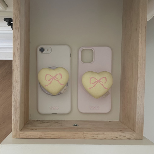 [리체노] 베일리 리본 하트톡 (맥세이프 가능)