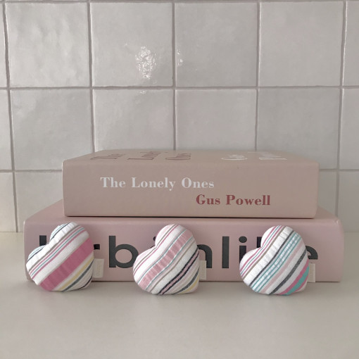 [리체노] 컬러풀 스트라이프 하트톡 (맥세이프 가능)