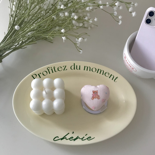 [리체노] 핑크 베어 하트톡 (맥세이프 가능)