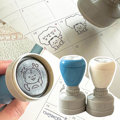 [람찌네소품샵] H30 지름 3cm 만년 도장 스탬프 종류 선택