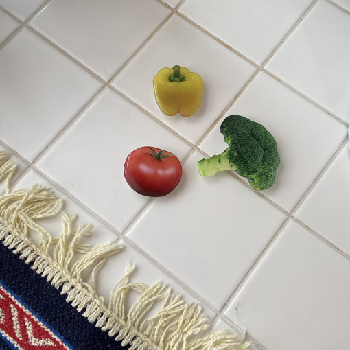 [스튜디오 지놀] 베지 톡 3종 - 토마토, 파프리카, 브로콜리