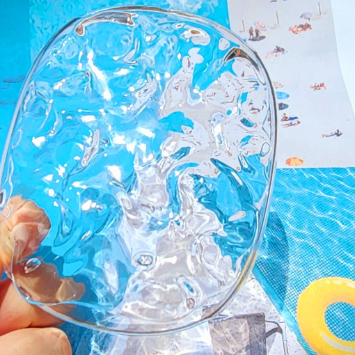 [투앤나인] [입체] 물결 에어팟맥스 케이스 전용케이스 하드케이스 풀커버 슬리브 보호 이어캡 파우치 보관