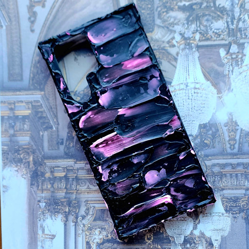 [투앤나인] 모든기종 입체유화 폰케이스 아이폰케이스 갤럭시케이스 lg - 블랙핑크